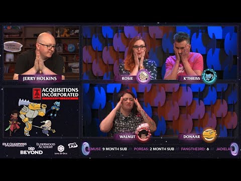 Table Talk: The Velvet Cloak, Part 7 - S3 E20 - Acquisitions Inc: The "C" Team