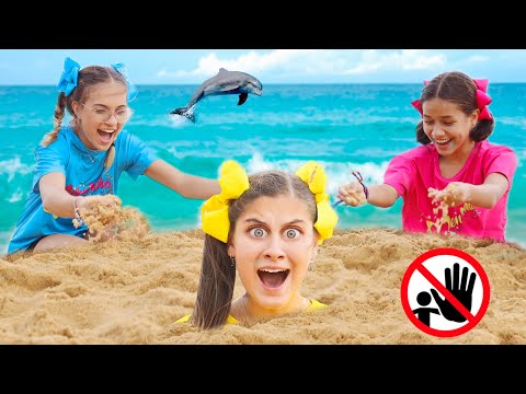 Mileninha Learn Rules of Conduct for Kids on the Beach 2