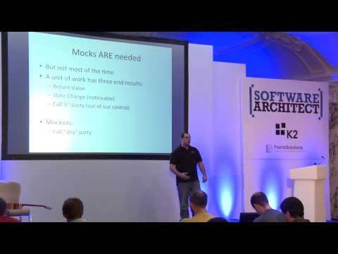 Refactoring & Design Techniques for the Test Driven Development - Roy Osherove