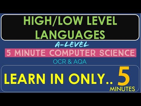 Tutorial 12. High and Low Level Language in 5 minutes!