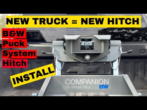 New Hitch install B&W Companion GM Puck System - Why Not RV: Ep 41