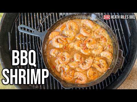 Quick & Easy BBQ Shrimp on the Weber Grill | Heath Riles BBQ