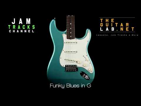 Funky Blues Guitar Backing Track - JamTracksChannel