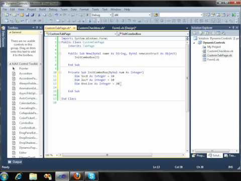 Create Controls Dynamically on Windows Forms Application (Visual Studio 2010)