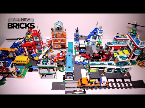 Lego City Road Plate Compilation Speed Build