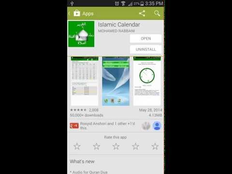 Islamic Prayer Time & Calendar Video