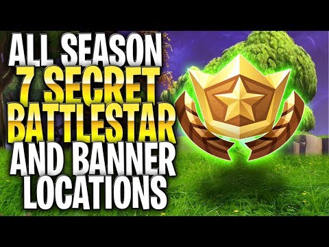 *ALL* Season 7 Secret Battlestars AND Hidden Banner Locations! (All Stars And Banners Season 7)
