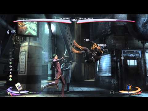 Injustice: The Joker 43% combo (1 meter)