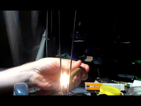 Using a Jacob's Ladder to spark a blunt