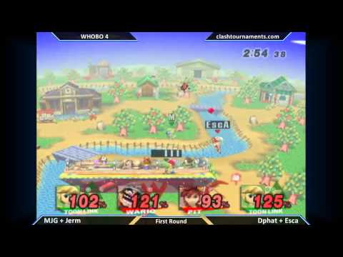WHOBO 4 - MJG + Jerm vs Dphat + Esca - SSBB