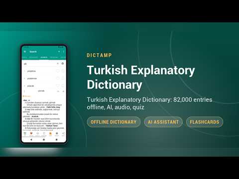 Turkish Explanatory Dictionary video thumbnail