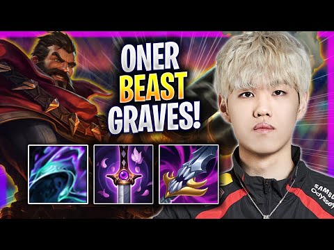 ONER IS A BEAST WITH GRAVES! - T1 Oner Plays Graves JUNGLE vs Gragas! | Season 2024