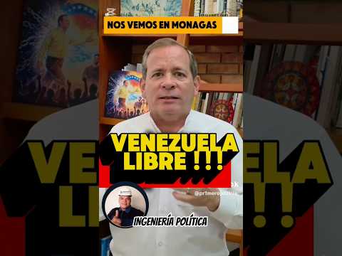 Guanipa anuncia movilización en Monagas: ¡La ruta por una Venezuela libre! 🇻🇪 #shorts.