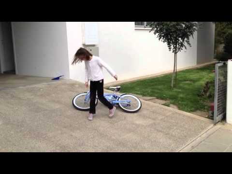 Sophia learned how to ride a bike