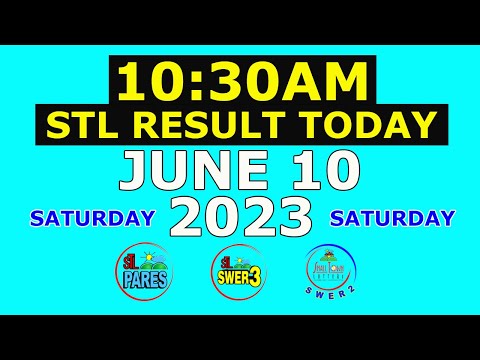 10:30am STL Result Today June 10 2023 (Saturday) Visayas and Mindanao