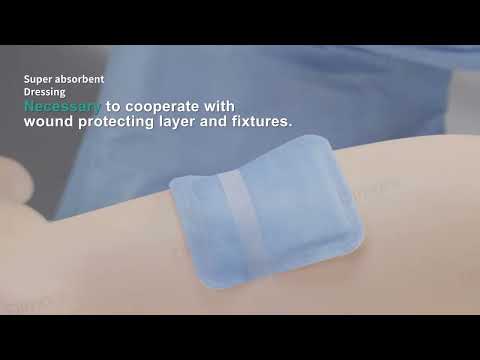 Dimora Super Absorbent Wound Dressing with Non-Adherent Contact Layer Efficient exudate management