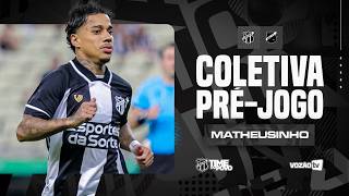 Ceará x São Bernardo | Coletiva pré-jogo Luizão
