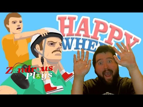 Zandrous Plays - Happy Wheels (Fun and Guts for the Whole Family)