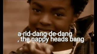 Nappy head-The fugees (lyric)
