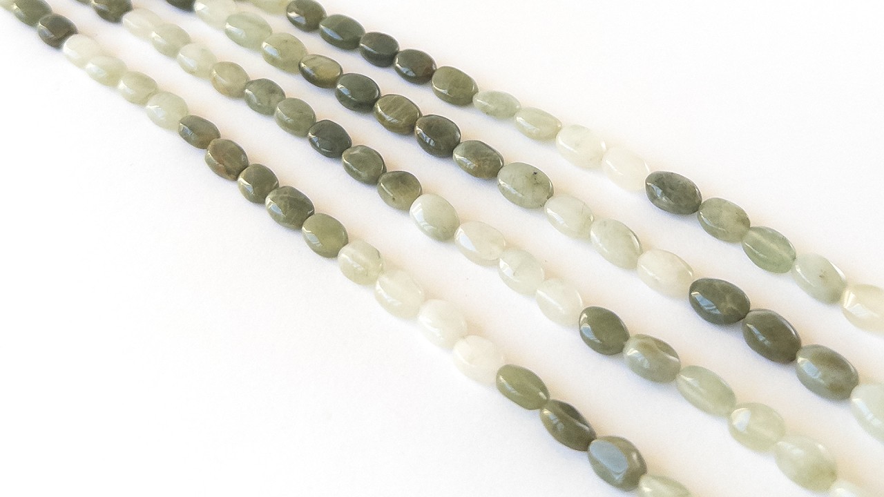 Cat's Eye | Smooth Oval | Various 6-8.5mm Bead Size | 40cm Strand Length video