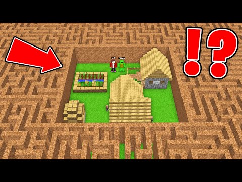 Dirt Maze Escape in Minecraft Maizen!