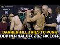 Darren Till Tries To Punk Dricus Du Plessis In Final UFC 282 Staredown
