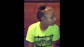 kylee 10 years old hallelujah