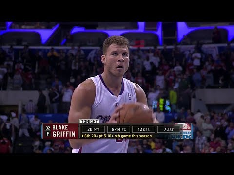 Blake Griffin 22 Points vs Oklahoma City Thunder - Full Highlights 13/11/2013