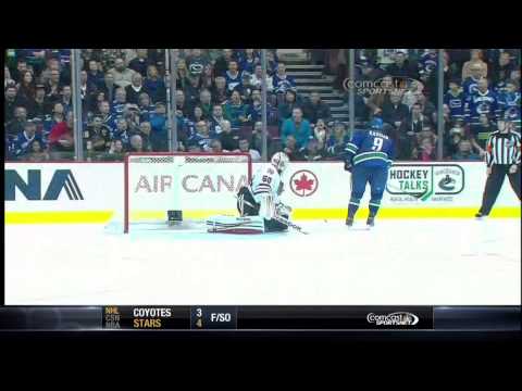 Shootout 1 Feb 2013 Chicago Blackhawks vs Vancouver Canucks NHL Hockey
