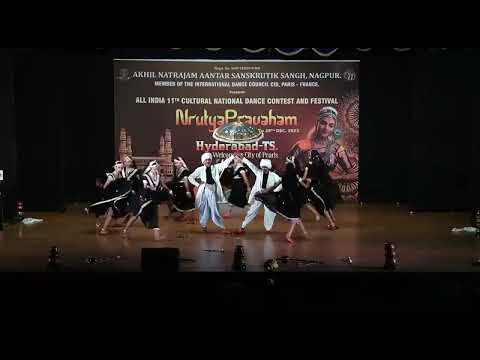 'the first prize' winner dance' at 11th festival of national level dance competition in Hyderabad