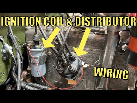 How to WIRE Ignition Coil & Distributor | Jeep and Willys (yrs 1941-1971)