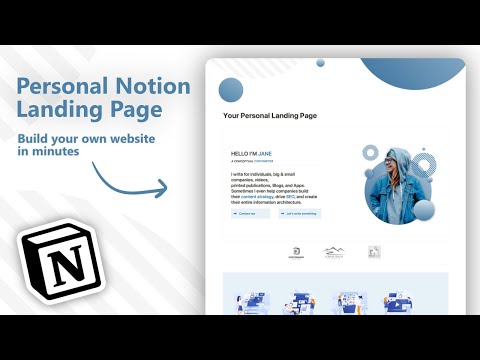 All-in-one Website Builder | Digital Notion Template 2022