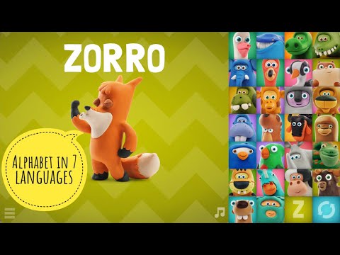 Говорящая азбука ABC Talking Animals alphabet in 7 languages
