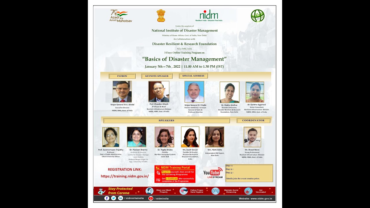 Basics of Disaster Management.| DISASTER IN INDIA | MHA | DRR | COVID-19 | DISASTER RISK REDUCTION |