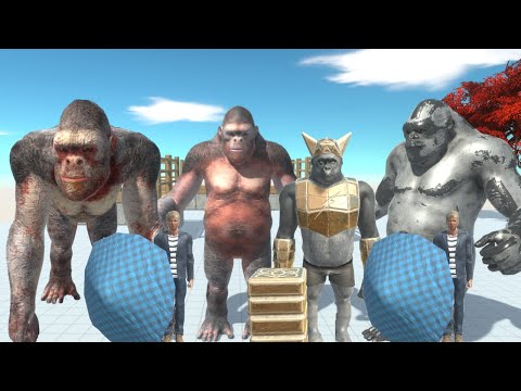 GORO AND GHOR AGAINST INFERNALS TO PROTECT THE COWARD COLES - ANIMAL REVOLT BATTLE SIMULATOR