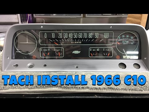 Tachometer install on my 1966 Chevy C10