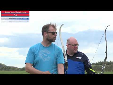 Íslandsmeistari í berboga gullkeppni - Barebow Men Gold Final Olafur vs Bjorn