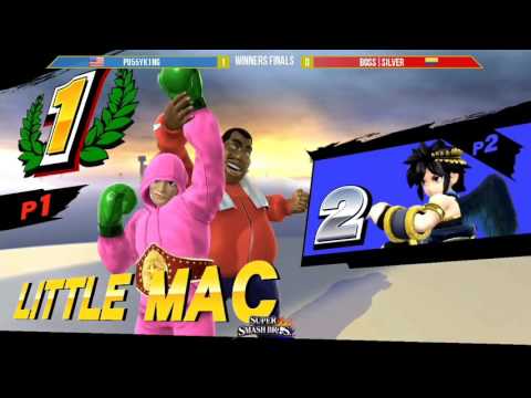 The Fight 2016 SSB4 Winners Finals -  Pu55yk1ng vs BOSS|Silver