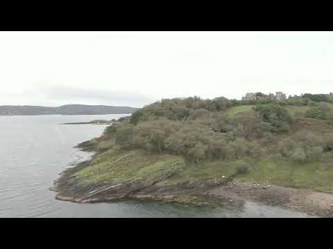 Shuna Castle Fish Farm - drone video of the Island of Shuna