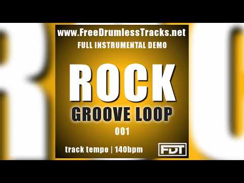 Rock Groove Loop 001 - DEMO (www.FreeDrumlessTracks.net)