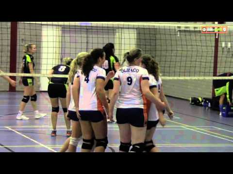 Volleybal Beker Dames 1e Ronde A: Olhaco D2 - OPM Heerenveen D3 [14-10-2015]