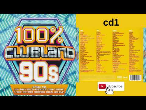 100% ClubLand 90s  CD1
