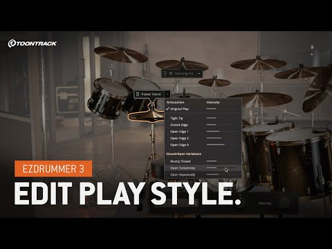 EZdrummer 3: Edit Play Style