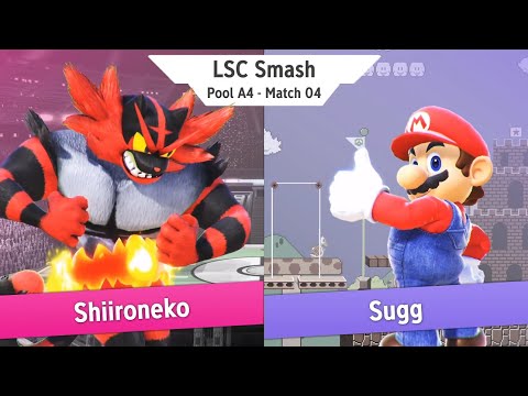 LSC Smash - Shiironeko (Incineroar) Vs. Sugg (Mario) - Pool A4