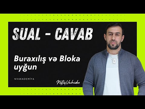 Azərbaycan dili.  1 sualın bu videoda ☺️ (Buraxılış və blok) 