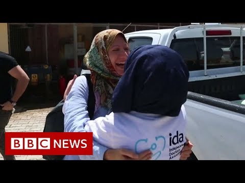 Crowdfunded hospital brings hope in Syria - BBC News