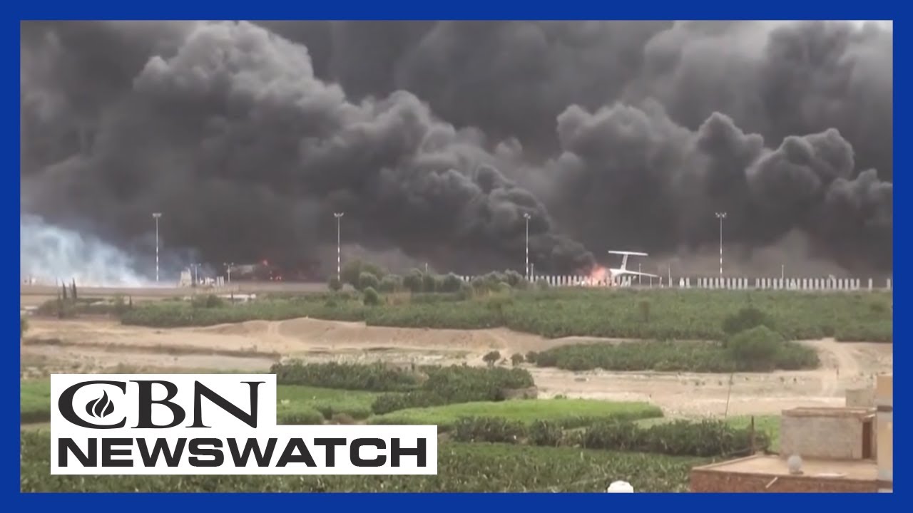 Israeli Attack on Houthis Destroys Houthi Rebel Aircraft | CBN NewsWatch - May 28, 2025