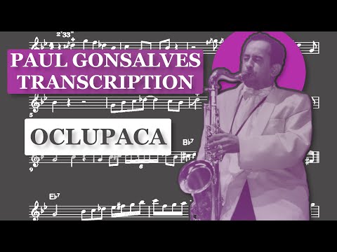 Paul Gonsalves - Oclupaca (Bb) Transcription