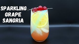 Sparkling Grape Sangria Cocktail Recipe