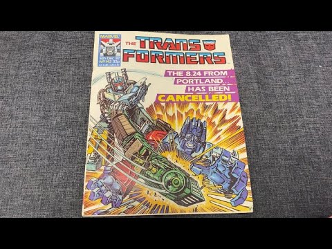 Transformers generation one issue 142 Marvel UK comic complete collection G1 exclusive artwork story